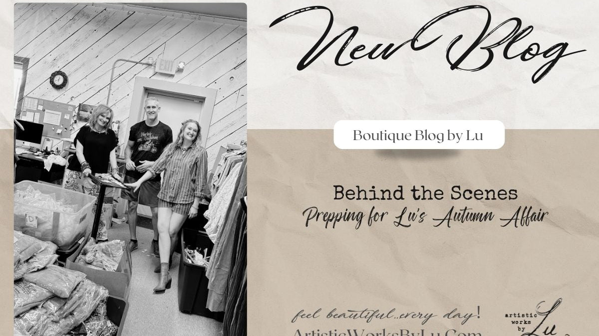 Behind the Scenes Prepping for Lu's Autumn Affair