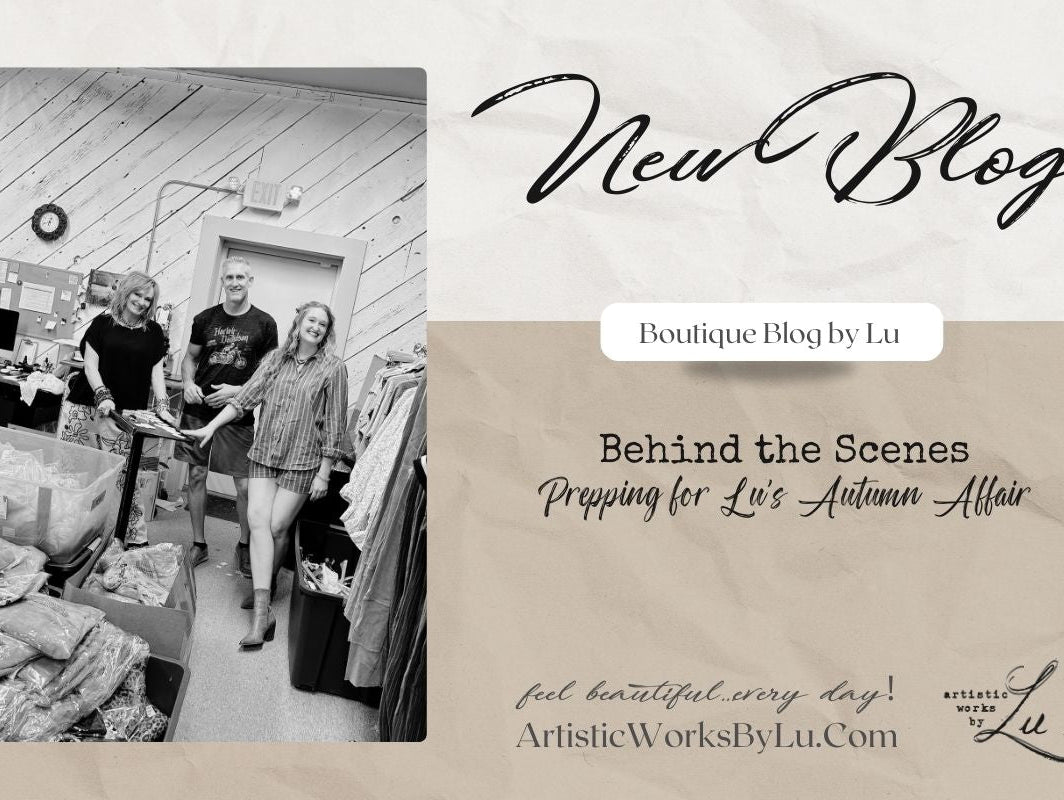 Behind the Scenes Prepping for Lu's Autumn Affair