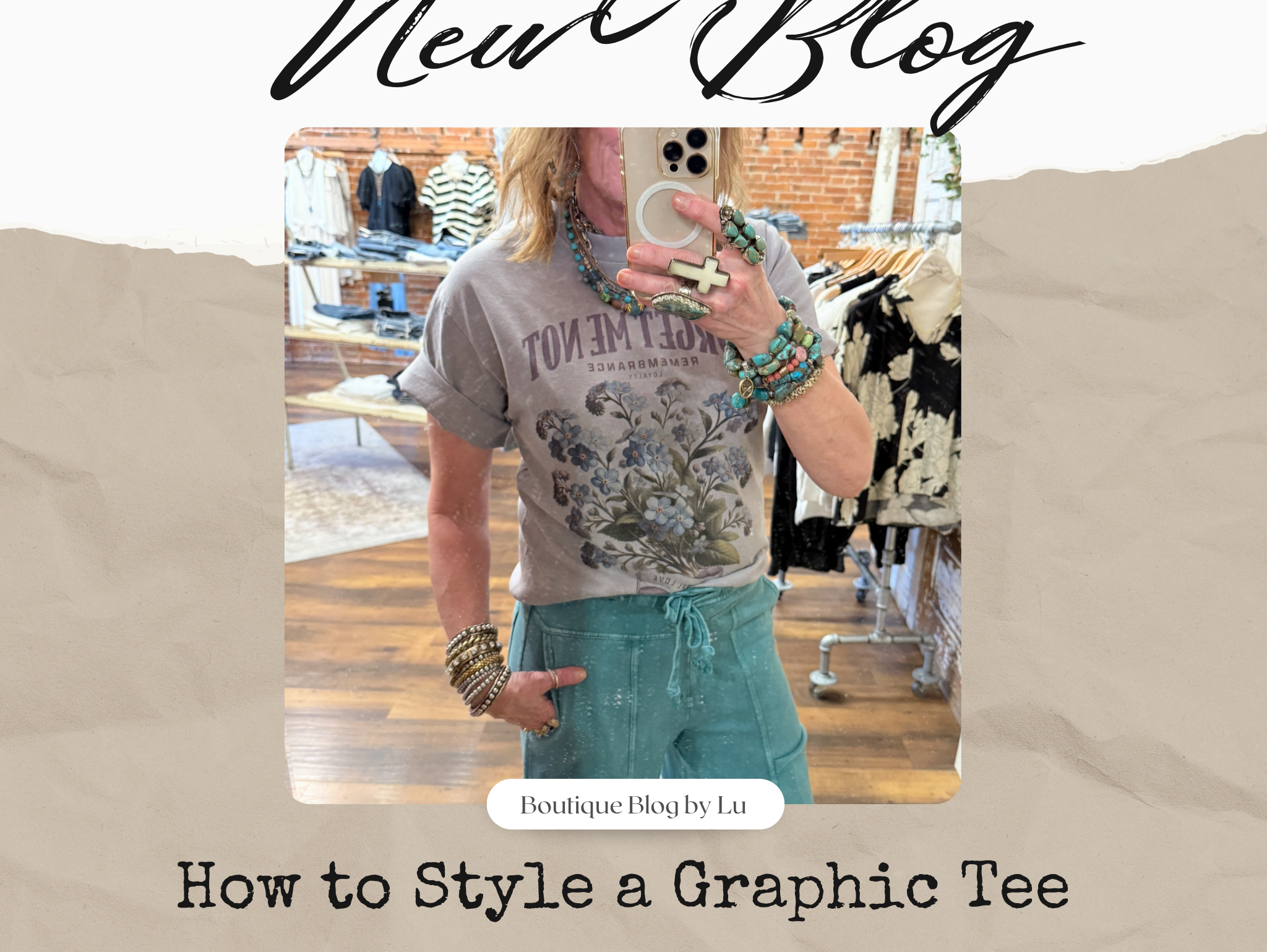 How to Style a Graphic Tee with Boutique Clothing