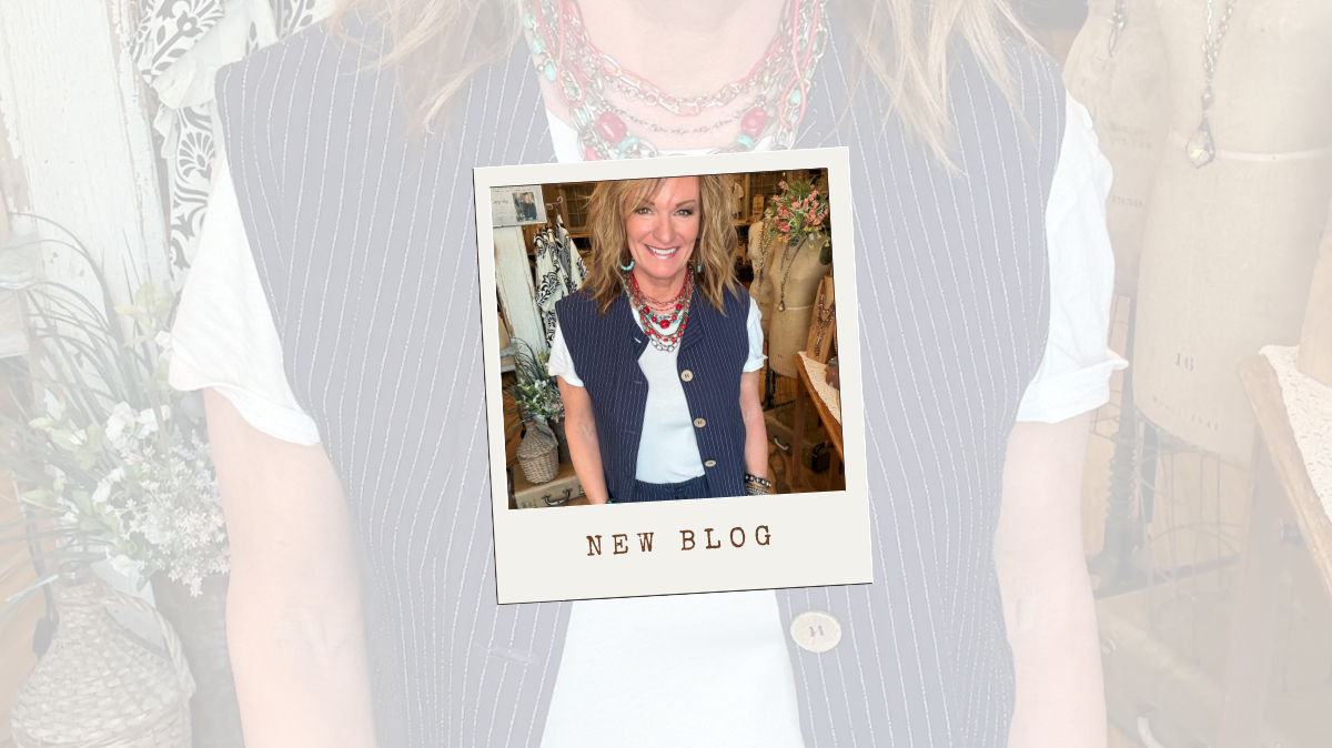 5 Ways to Mix Classic and Modern Styles with Boutique Clothing and Handmade Jewelry - Blog Title post with image of Lu in polaroid