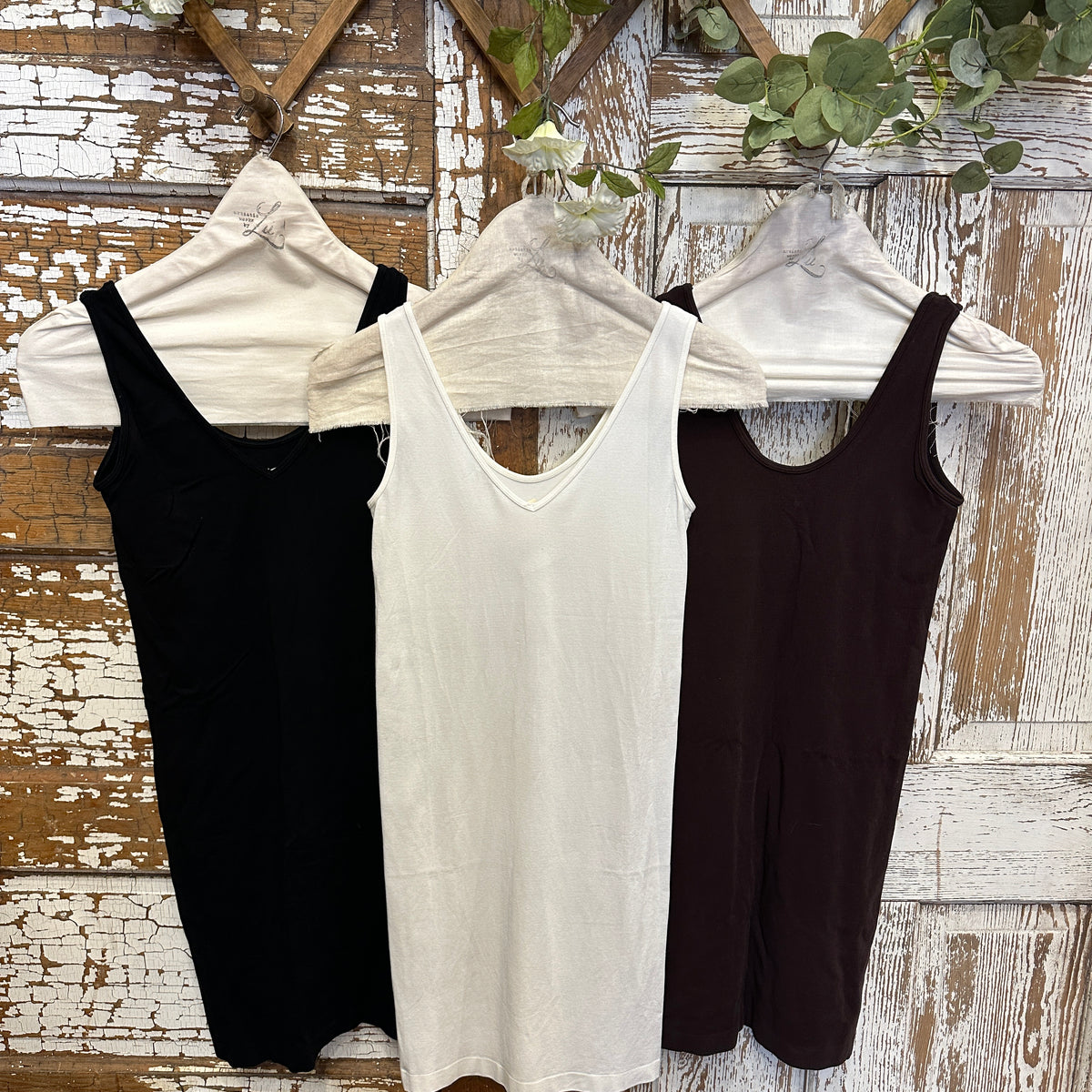Fitted Layering Tank Dresses – Artistic Works By Lu