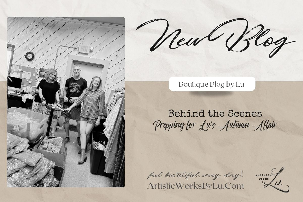 Behind the Scenes Prepping for Lu's Autumn Affair