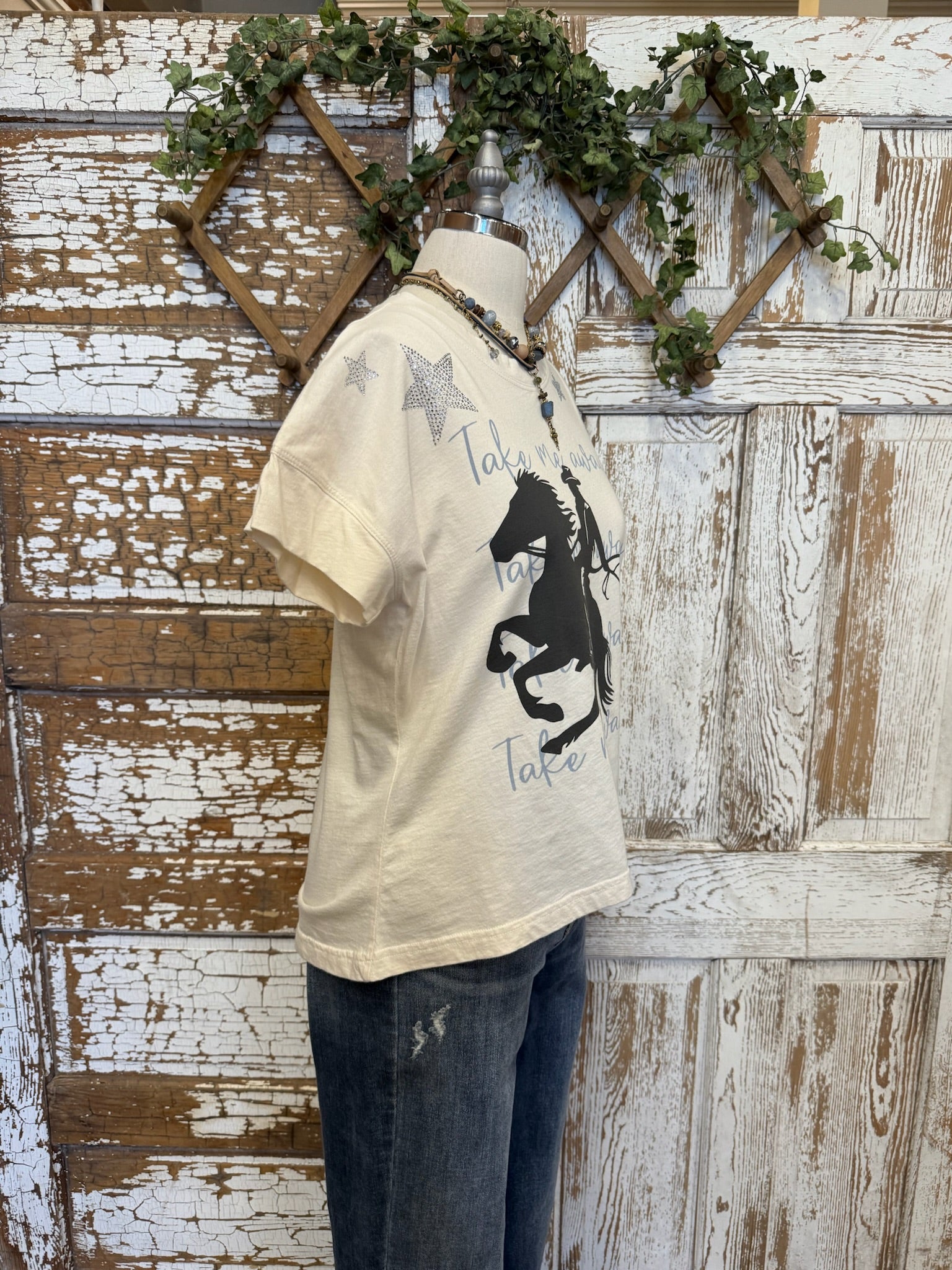 western graphic tee