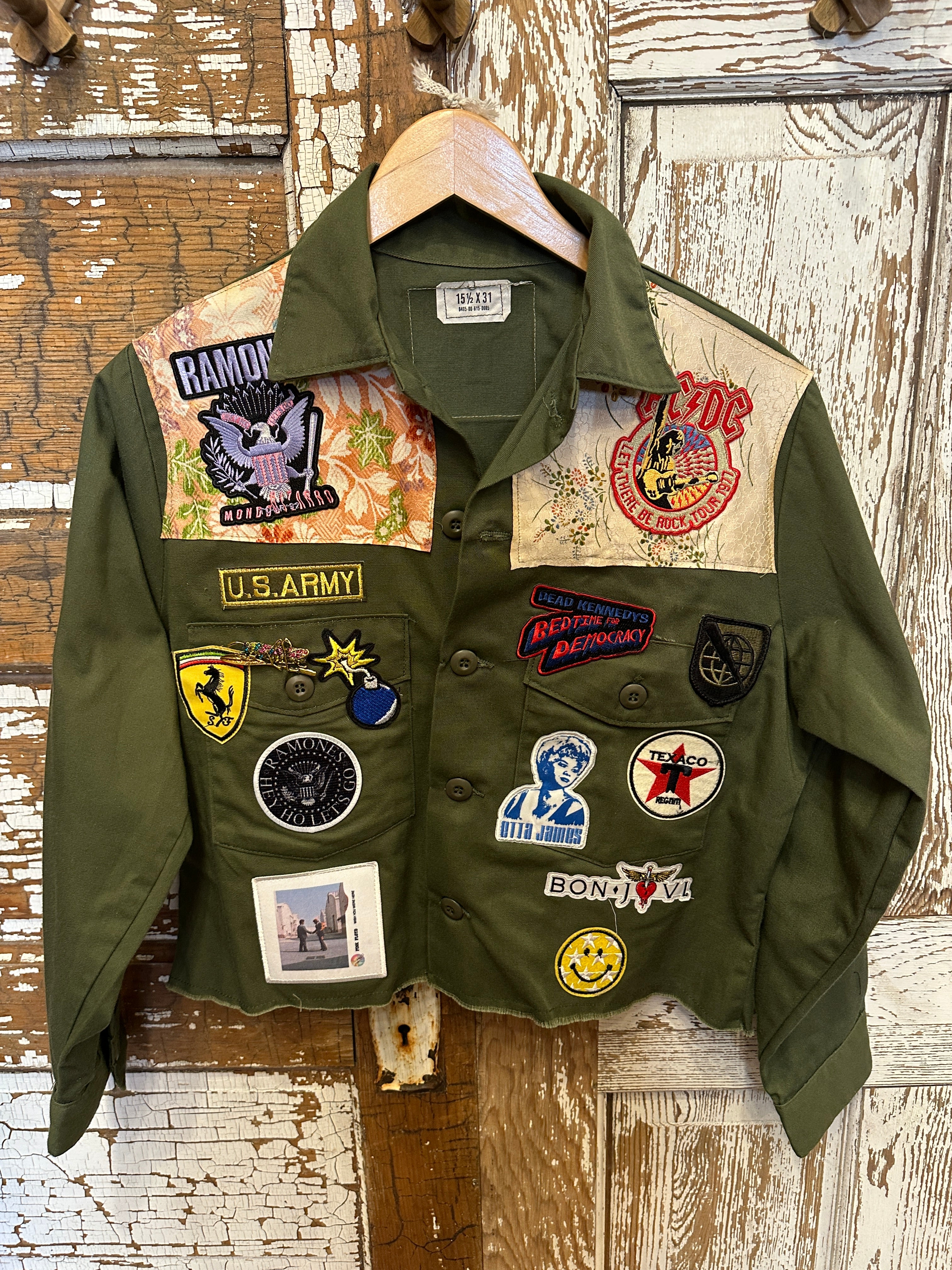 Vintage Military Patch Jacket – Artistic Works By Lu