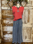 Red Striped Tank