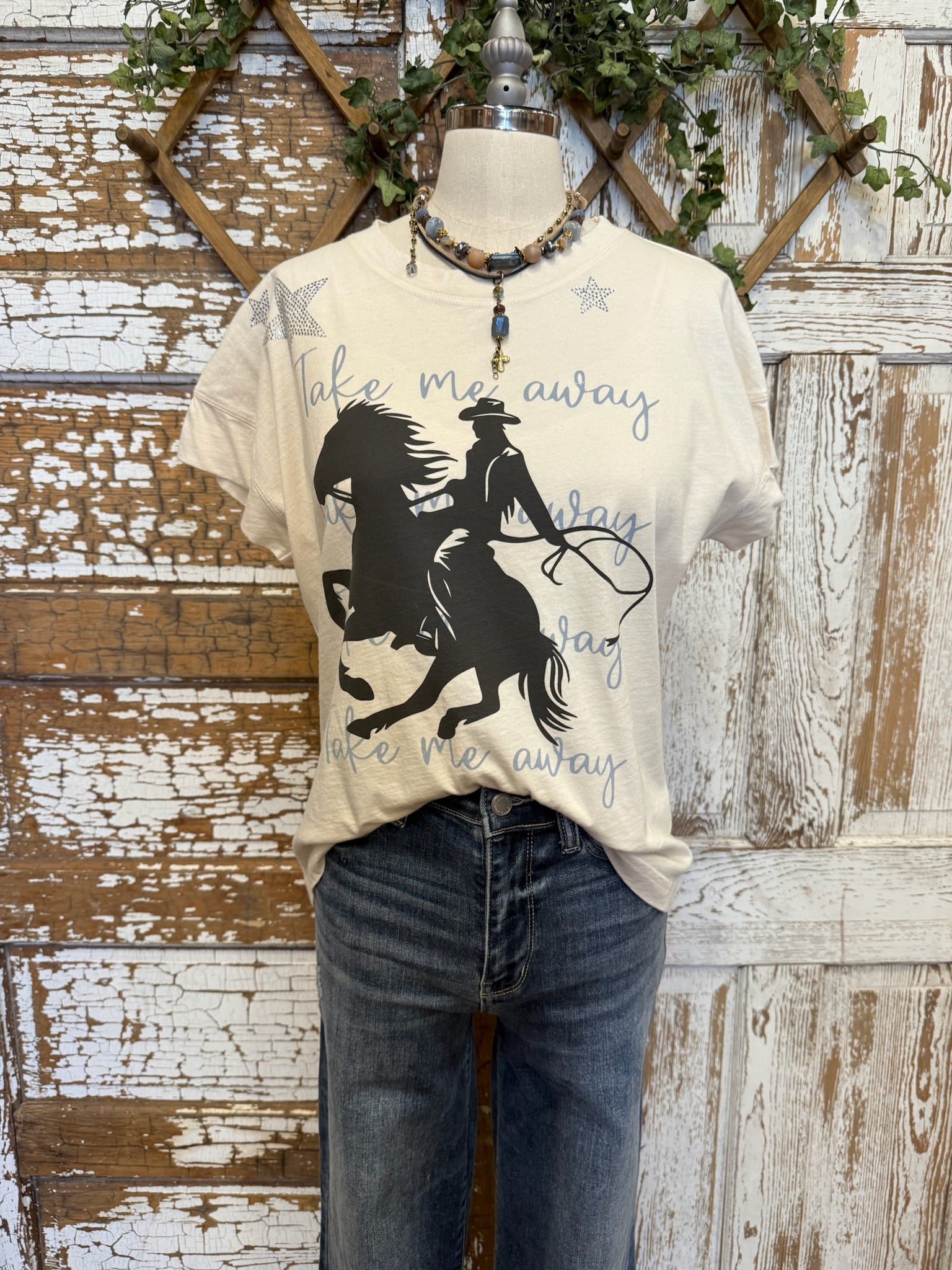 western graphic tee