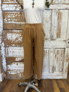 elastic waist women's pants