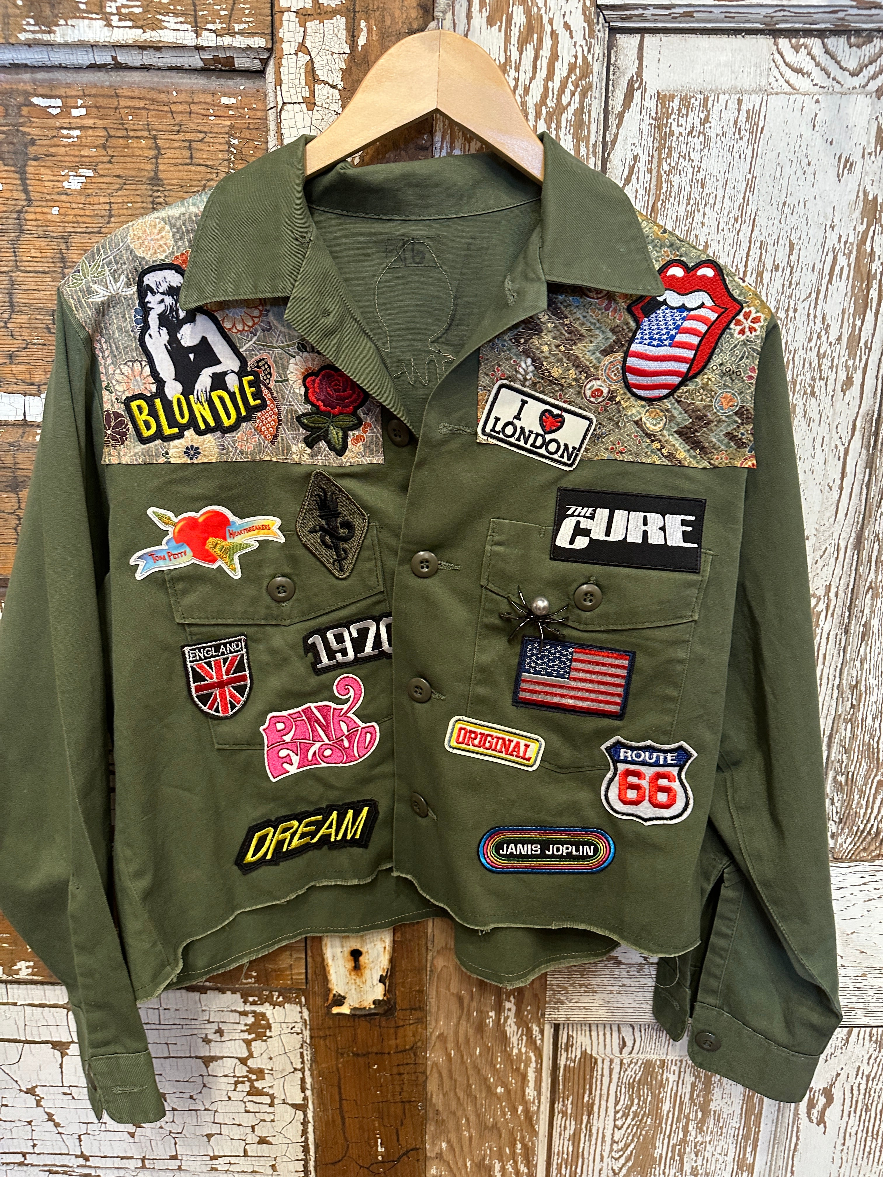 Vintage Military Patch Jacket – Artistic Works By Lu