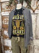Graphic tee with handmade jewelry and boutique clothing in boutiques near me