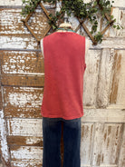boutique barn red tank top