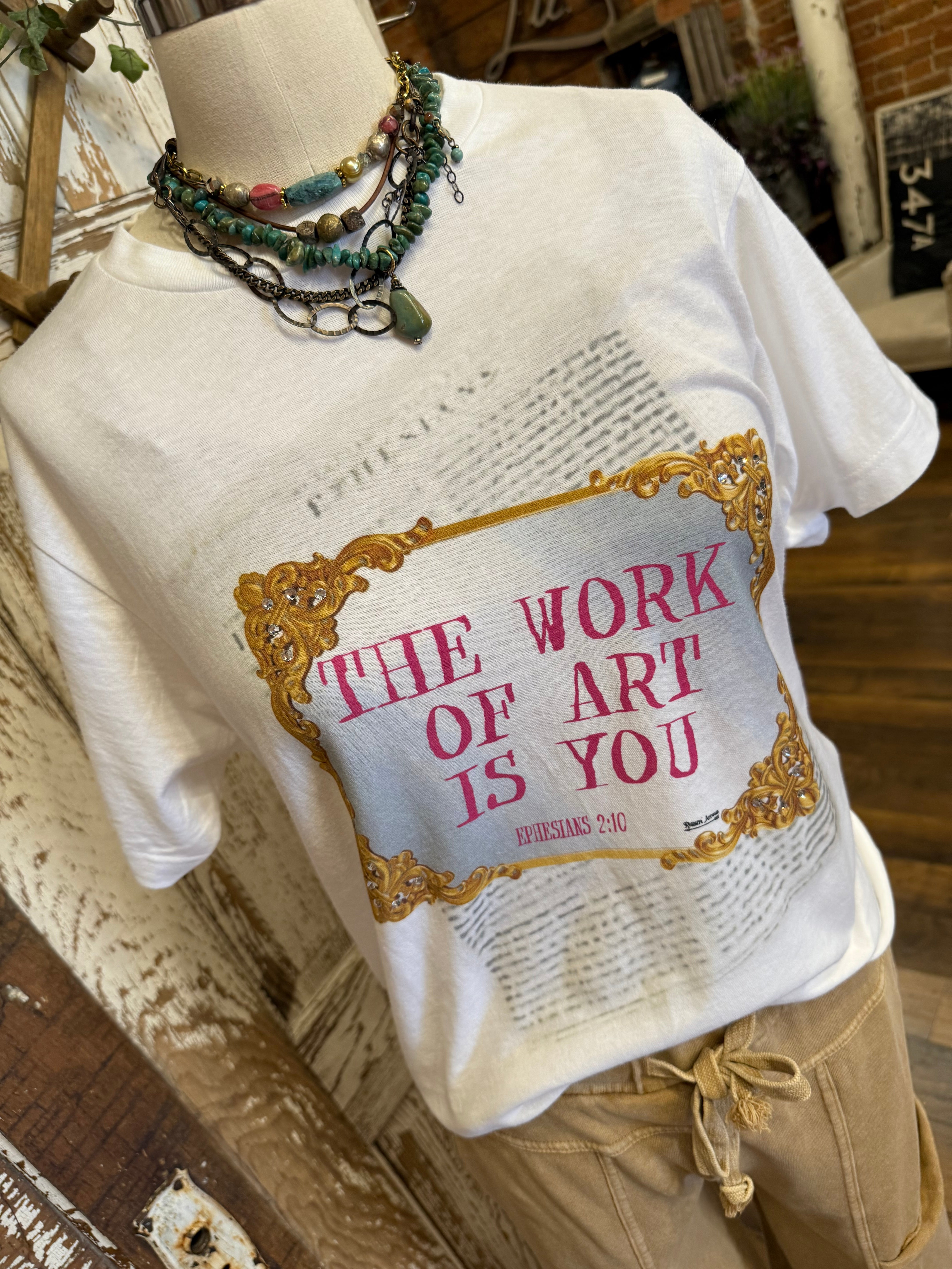 Mannequin wearing graphic tee and loungewear leisurewear pants
