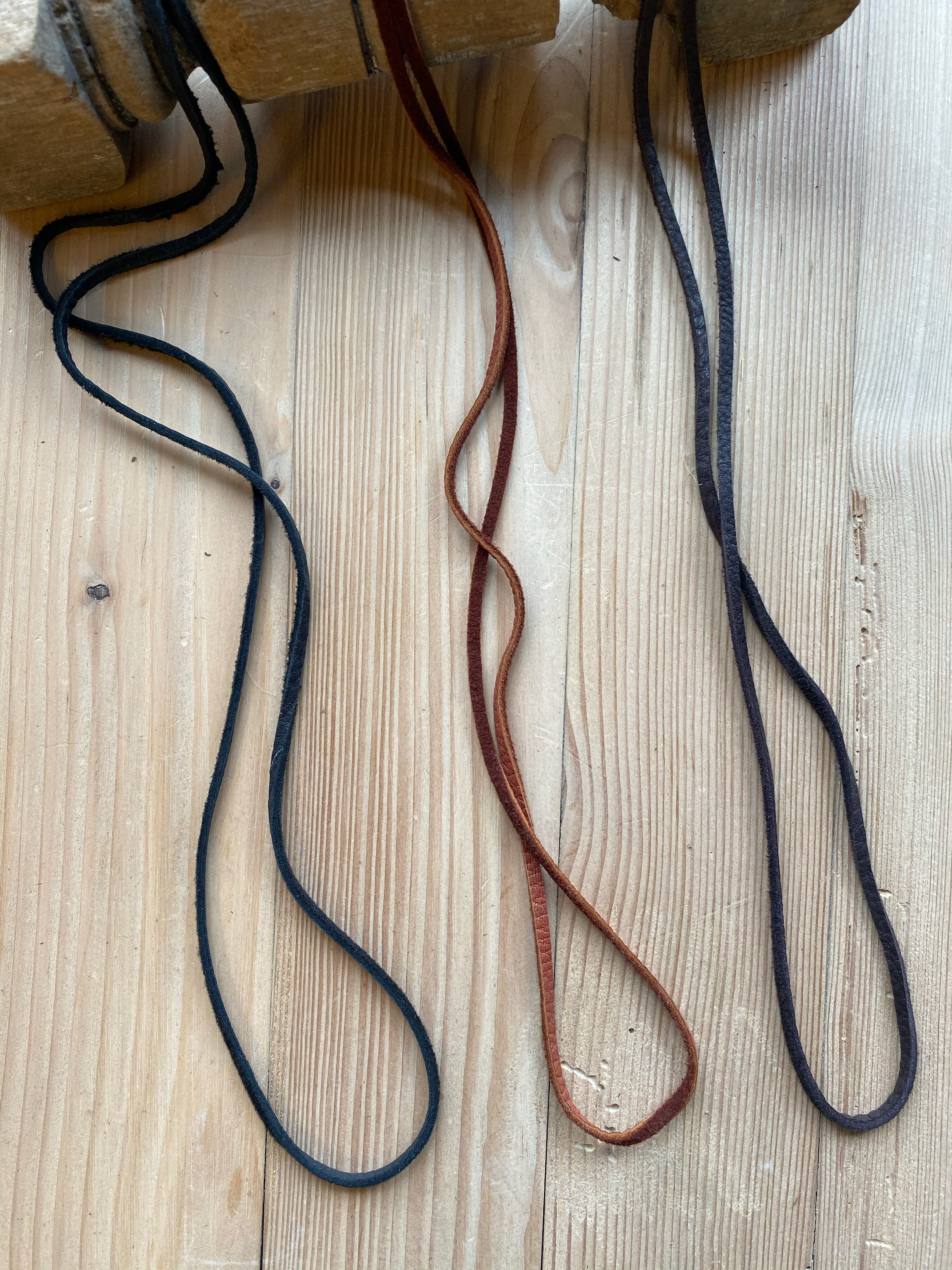 Deer Skin Leather Necklaces