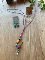 Bossy Brights Lariat Necklace