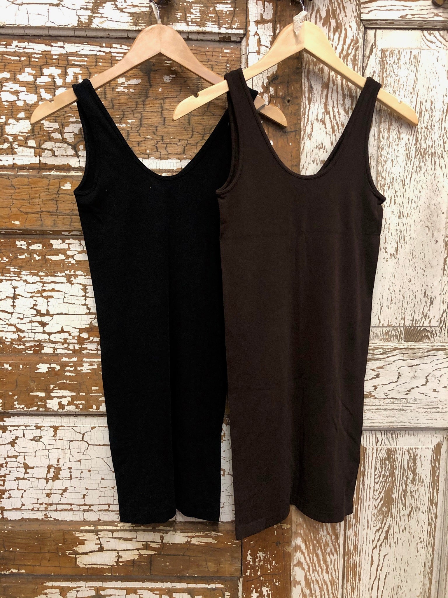 Fitted Layering Tank Dresses