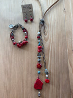 Rocking Red Lariat Necklace
