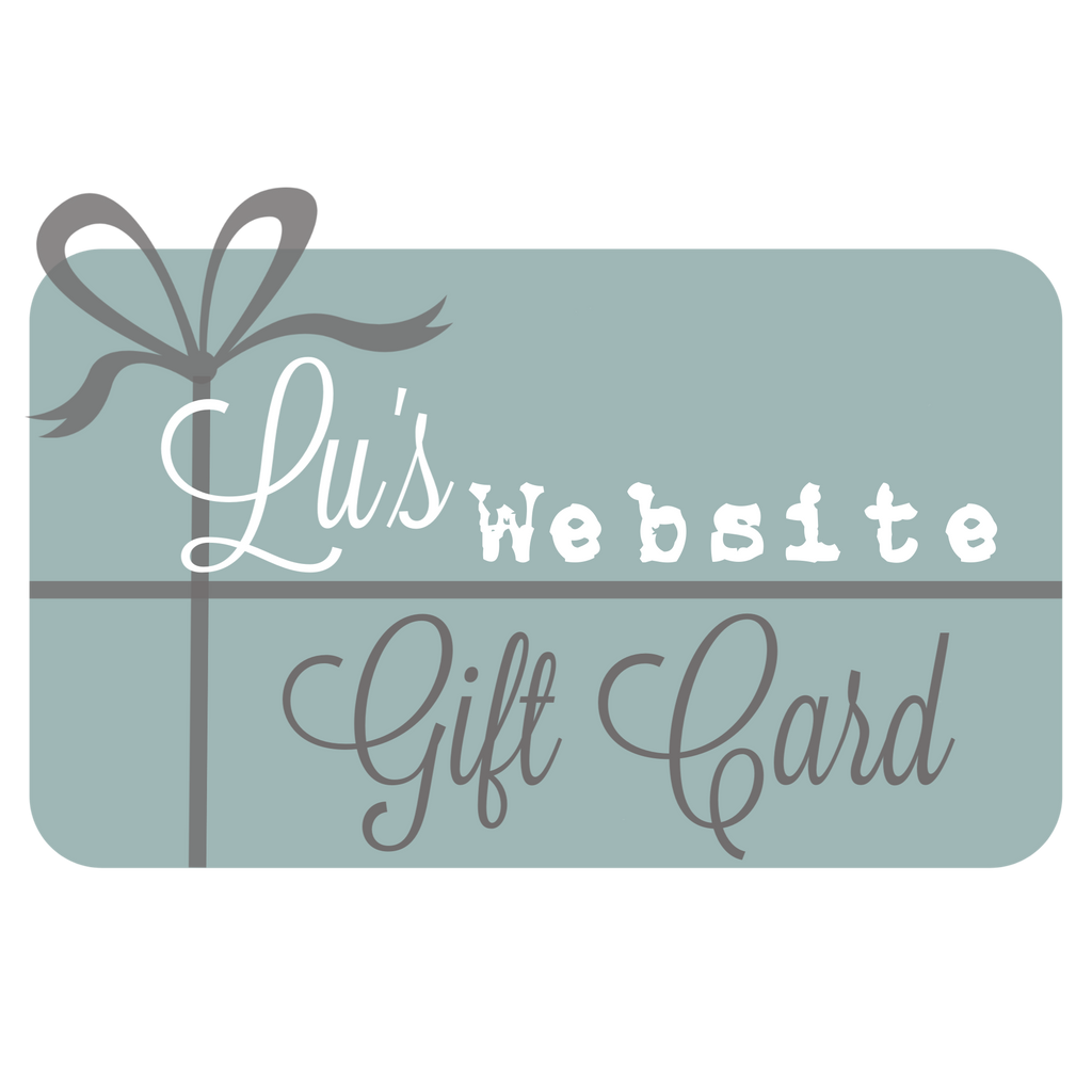Lu's Website Gift Card