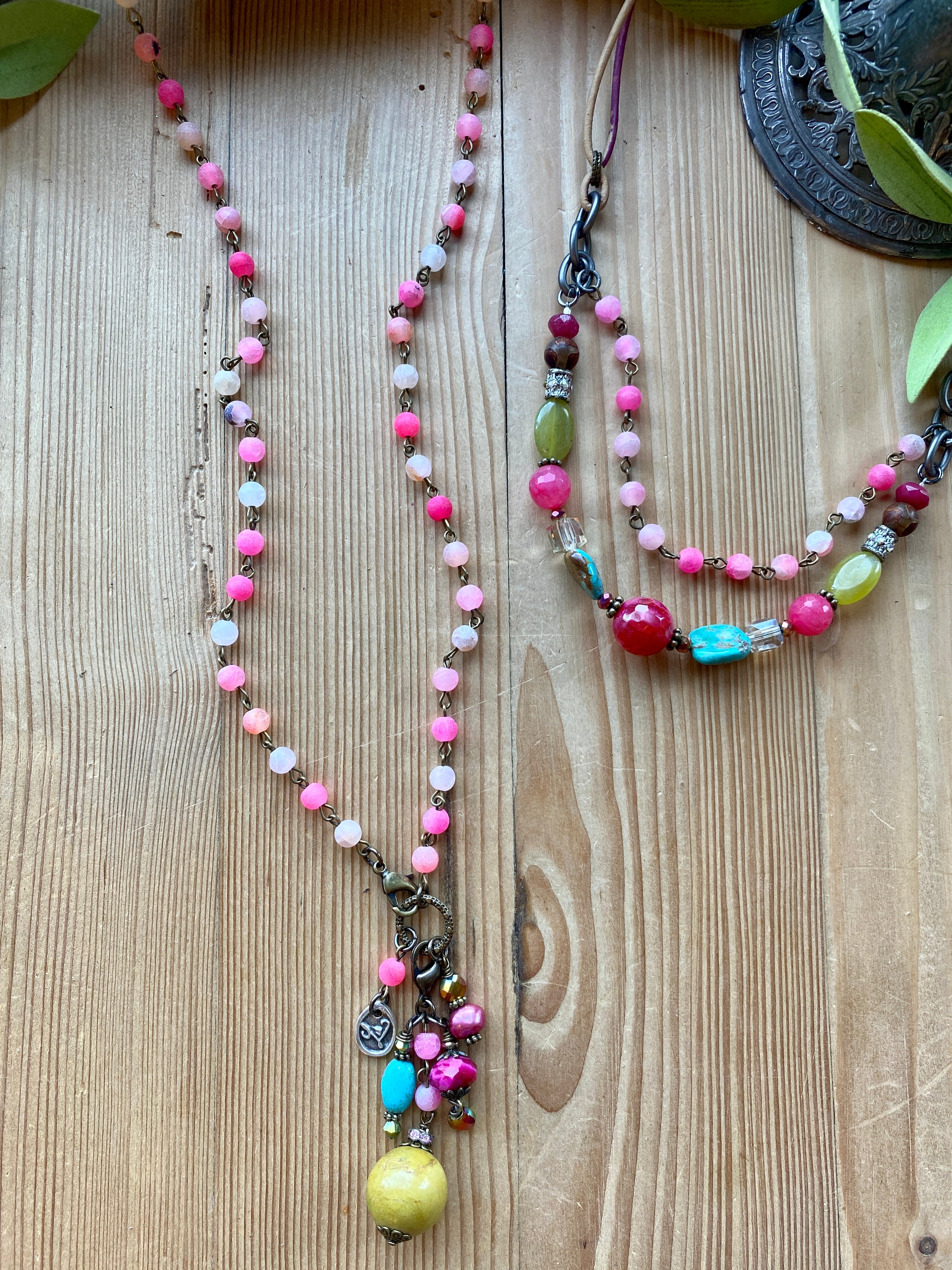 Bossy Brights Fuchsia Interchangeable Necklace